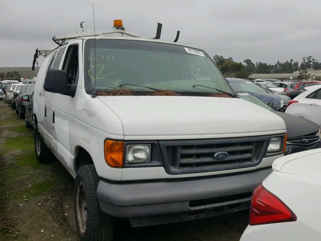 1FTNE24L06DB11513 - 2006 FORD ECONOLINE WHITE photo 1