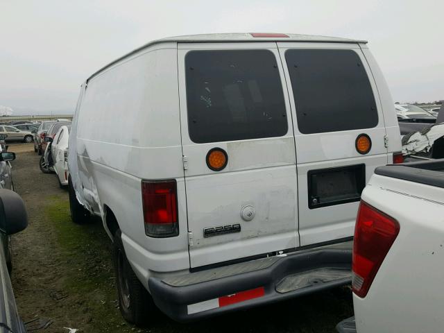 1FTNE24L07DA74870 - 2007 FORD ECONOLINE WHITE photo 3