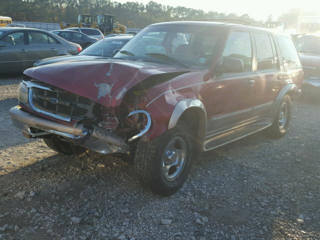 1FMZU32E7WZA53428 - 1998 FORD EXPLORER BURGUNDY photo 2