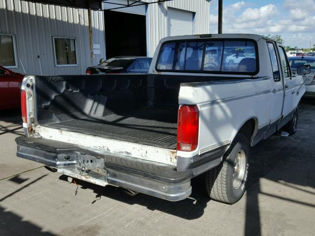 1FTEX15N8NKA41256 - 1992 FORD F150 WHITE photo 4