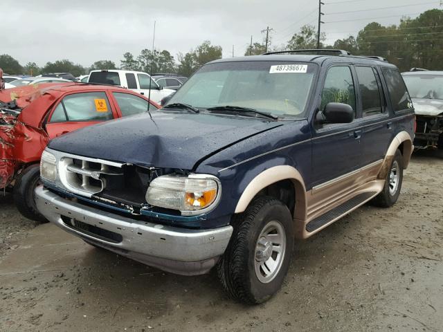 1FMDU34XXTUA30808 - 1996 FORD EXPLORER BLUE photo 2