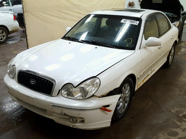 KMHWF35H15A155632 - 2005 HYUNDAI SONATA GLS WHITE photo 2