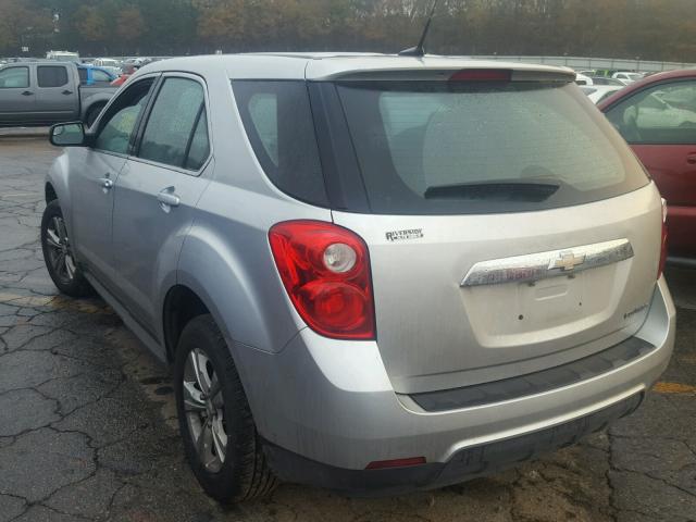 2GNALBEK3C1290395 - 2012 CHEVROLET EQUINOX LS SILVER photo 3