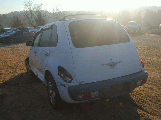 3C4FY4BB21T324368 - 2001 CHRYSLER PT CRUISER WHITE photo 3