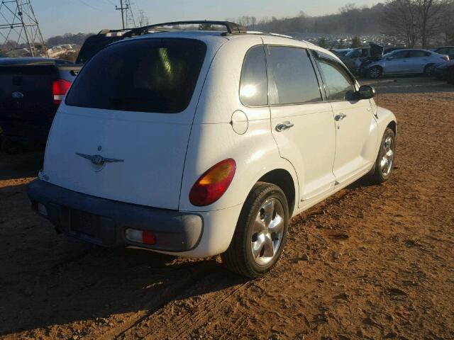 3C4FY4BB21T324368 - 2001 CHRYSLER PT CRUISER WHITE photo 4