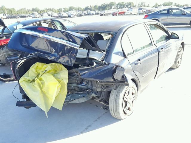 1G1ZS57F77F265314 - 2007 CHEVROLET MALIBU LS BLUE photo 4