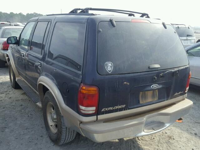 1FMDU74EXYZC65354 - 2000 FORD EXPLORER E BLUE photo 3