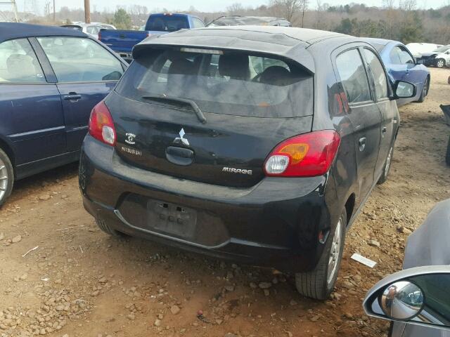 ML32A3HJ2EH005636 - 2014 MITSUBISHI MIRAGE DE BLACK photo 4