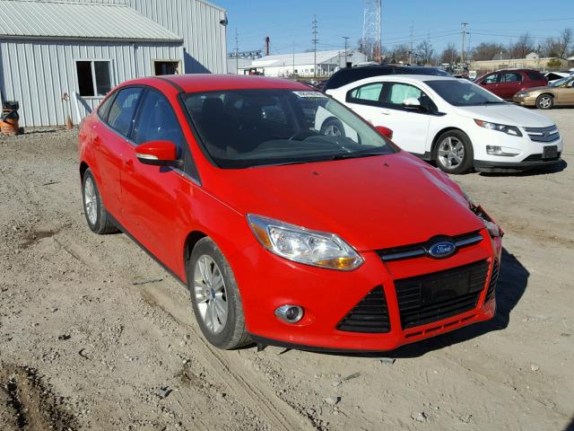 1FAHP3H2XCL180151 - 2012 FORD FOCUS SEL RED photo 1