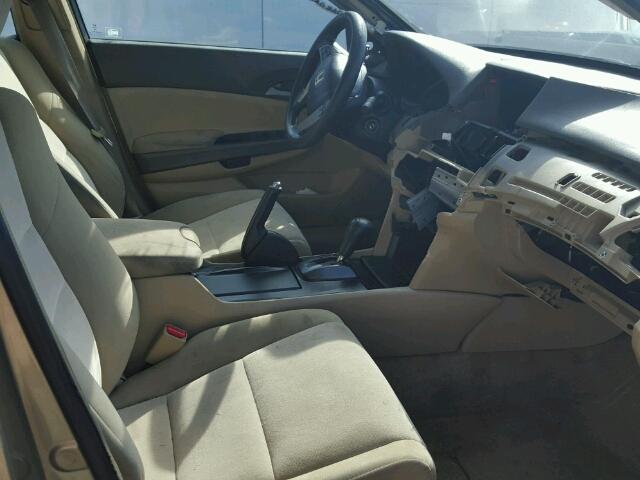 1HGCP26339A067593 - 2009 HONDA ACCORD LX GOLD photo 5