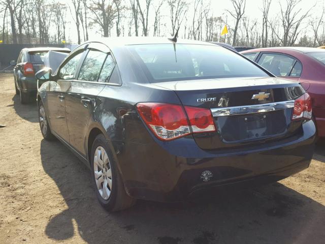 1G1PA5SG7D7189173 - 2013 CHEVROLET CRUZE LS BLACK photo 3