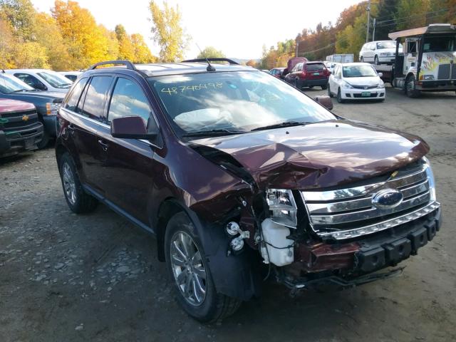 2FMDK4KC3ABA47836 - 2010 FORD EDGE LIMIT BURGUNDY photo 1