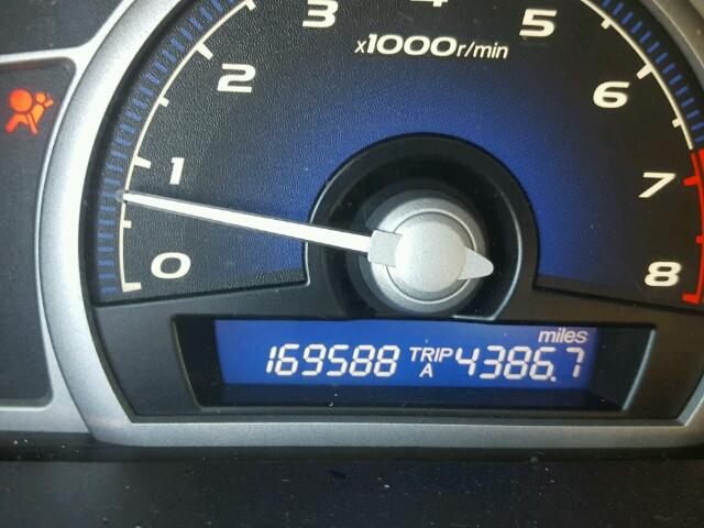 2HGFG12876H567861 - 2006 HONDA CIVIC EX SILVER photo 8