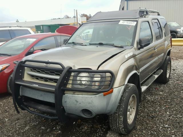 5N1ED28T12C561521 - 2002 NISSAN XTERRA XE TAN photo 2