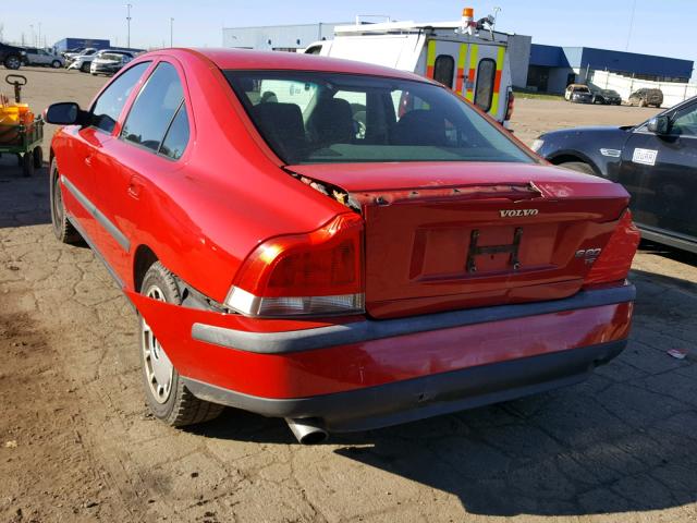 YV1RS53D012010010 - 2001 VOLVO S60 T5 RED photo 3