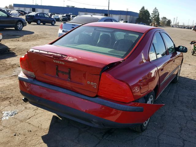 YV1RS53D012010010 - 2001 VOLVO S60 T5 RED photo 4