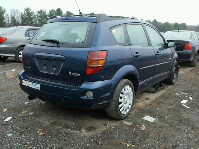 5Y2SM62814Z468565 - 2004 PONTIAC VIBE BLUE photo 4