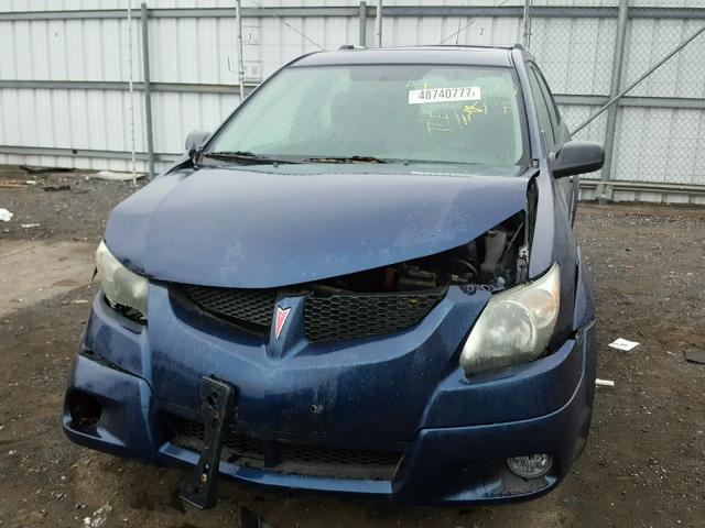 5Y2SM62814Z468565 - 2004 PONTIAC VIBE BLUE photo 9