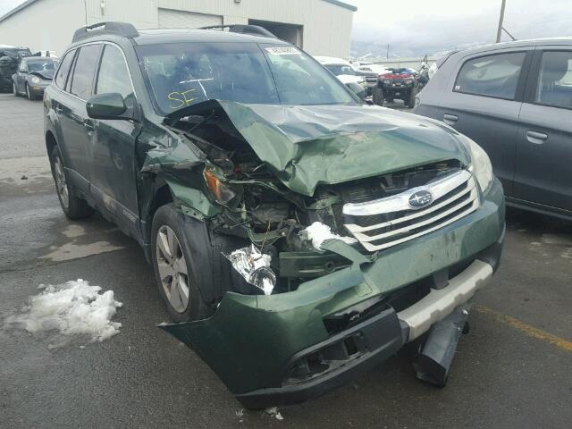 4S4BRBKC3A3330826 - 2010 SUBARU OUTBACK 2. GREEN photo 1