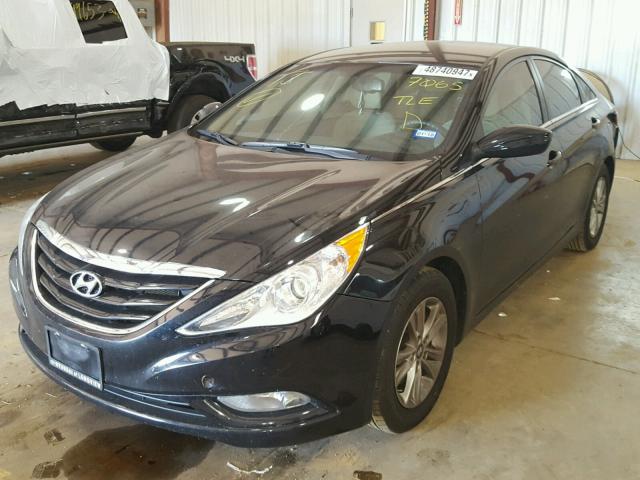 5NPEB4AC3DH537065 - 2013 HYUNDAI SONATA GLS BLACK photo 2