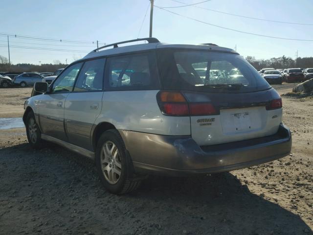 4S3BH686327638363 - 2002 SUBARU LEGACY OUT WHITE photo 3