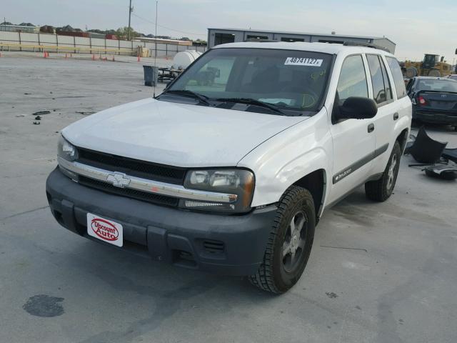 1GNDT13S042225449 - 2004 CHEVROLET TRAILBLAZE WHITE photo 2