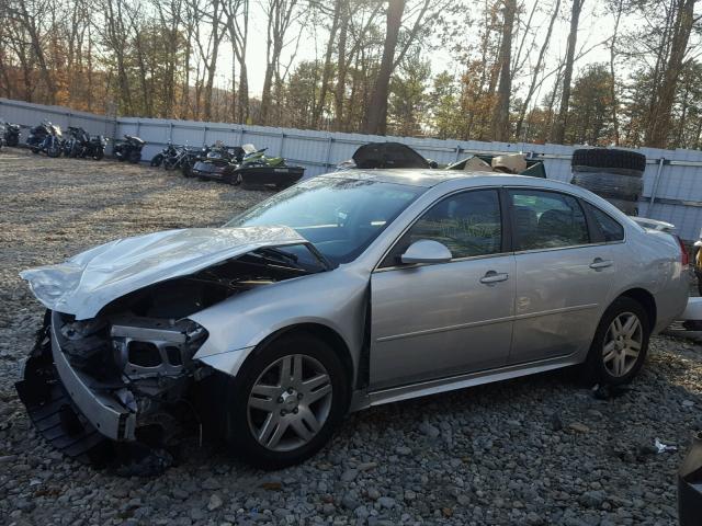 2G1WG5EK2B1320031 - 2011 CHEVROLET IMPALA LT SILVER photo 2