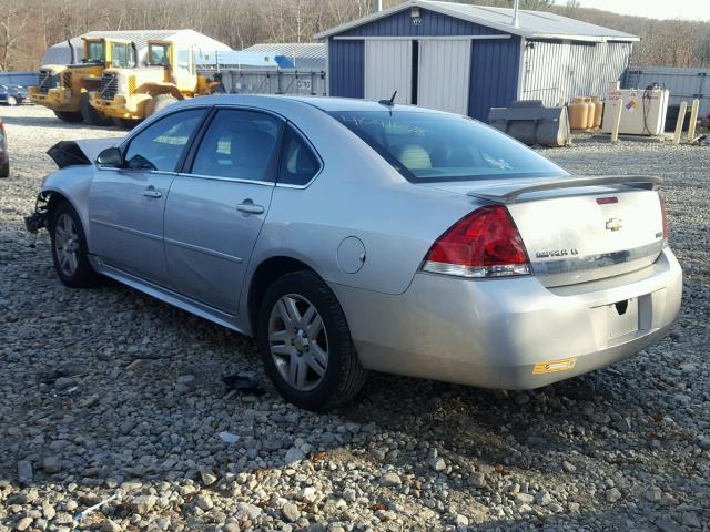 2G1WG5EK2B1320031 - 2011 CHEVROLET IMPALA LT SILVER photo 3