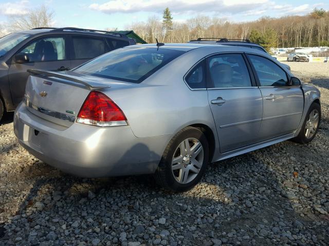 2G1WG5EK2B1320031 - 2011 CHEVROLET IMPALA LT SILVER photo 4