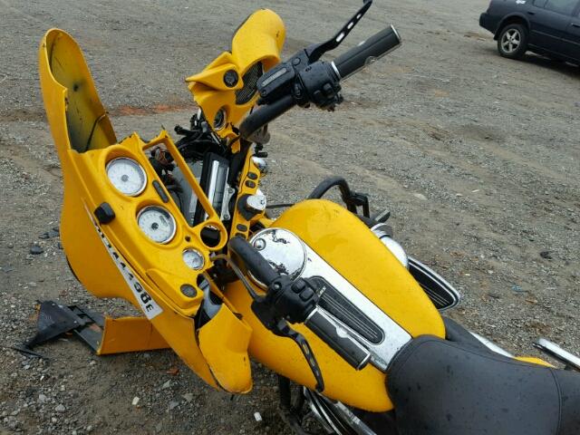 1HD1KB416AB635919 - 2010 HARLEY-DAVIDSON FLHX YELLOW photo 5