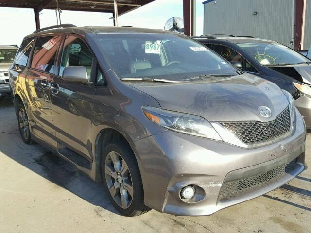 5TDXK3DC3FS570109 - 2015 TOYOTA SIENNA SPO GRAY photo 1