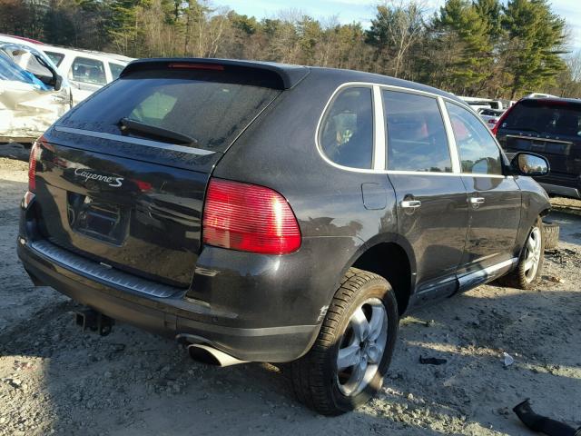 WP1AB29P26LA65707 - 2006 PORSCHE CAYENNE S BLACK photo 4