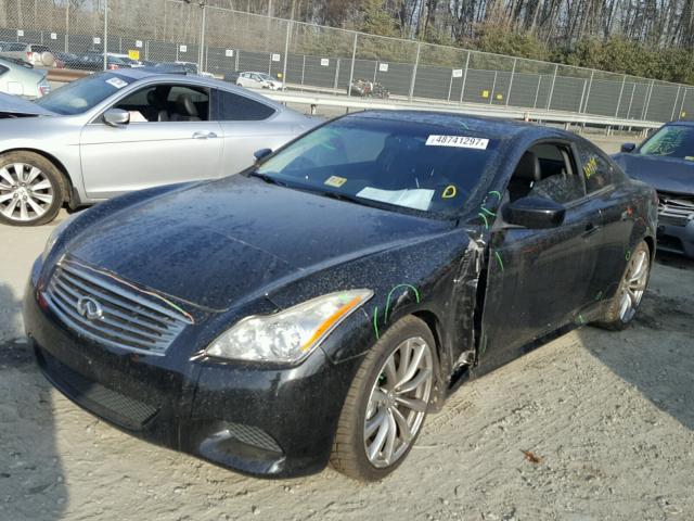 JNKCV64E98M123242 - 2008 INFINITI G37 BASE BLACK photo 2