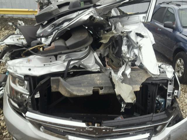 1GNSKKKC6FR673537 - 2015 CHEVROLET SUBURBAN K SILVER photo 7