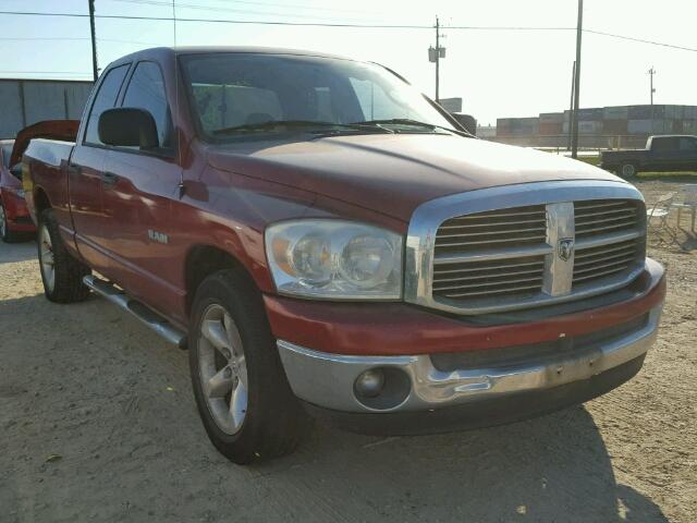 1D7HA18N38J153716 - 2008 DODGE RAM 1500 S MAROON photo 1