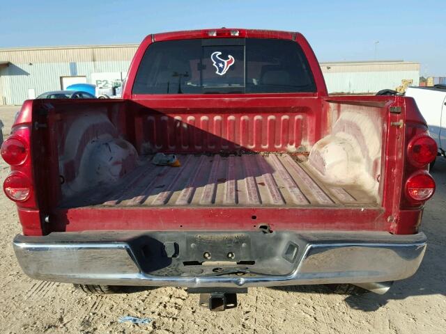 1D7HA18N38J153716 - 2008 DODGE RAM 1500 S MAROON photo 9