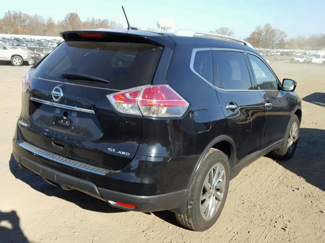 5N1AT2MV5FC825077 - 2015 NISSAN ROGUE S BLACK photo 4