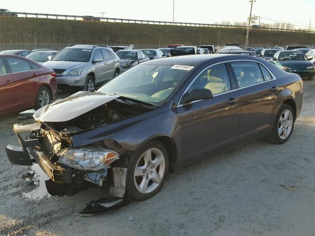 1G1ZB5E11BF269777 - 2011 CHEVROLET MALIBU LS GRAY photo 2