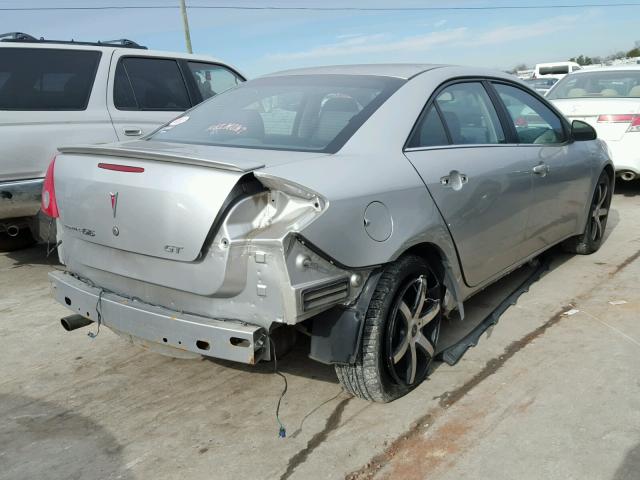 1G2ZH57N884212152 - 2008 PONTIAC G6 GT SILVER photo 4