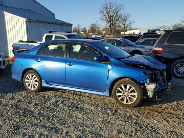 2T1BU40E49C042724 - 2009 TOYOTA COROLLA BA BLUE photo 9