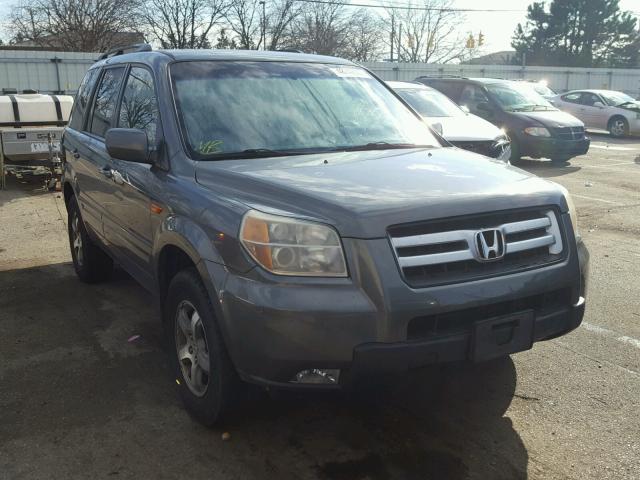 5FNYF28457B020308 - 2007 HONDA PILOT EX GRAY photo 1