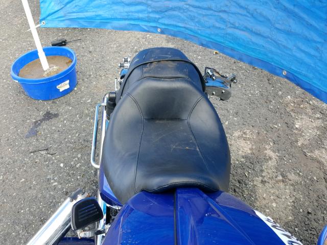 1HD1KB418BB678661 - 2011 HARLEY-DAVIDSON FLHX BLUE photo 6