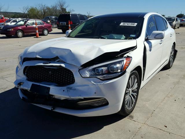 KNALU4D36G6032162 - 2016 KIA K900 WHITE photo 2