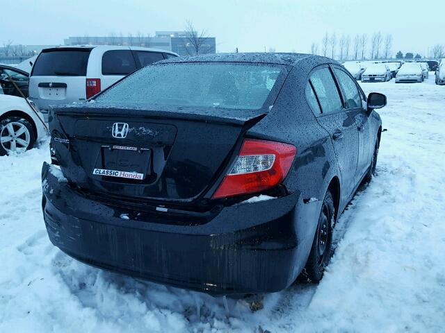 2HGFB2F46CH103581 - 2012 HONDA CIVIC LX BLACK photo 4