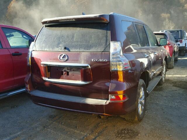 JTJBM7FXXG5124930 - 2016 LEXUS GX BASE BURGUNDY photo 4