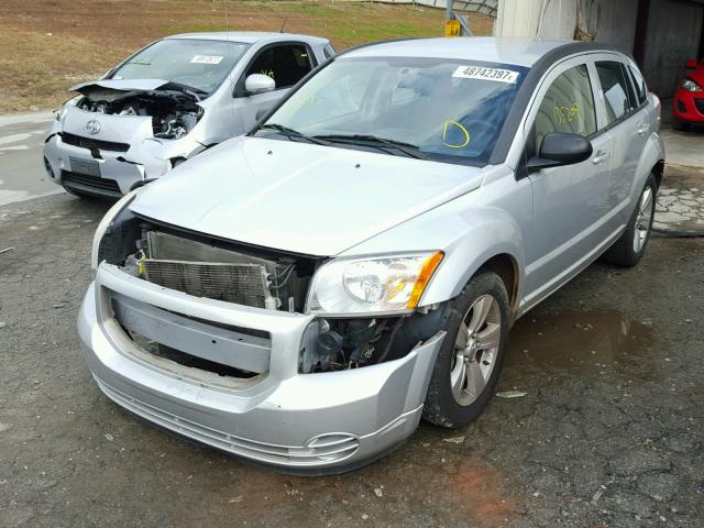 1B3CB4HA8AD562610 - 2010 DODGE CALIBER SX SILVER photo 2