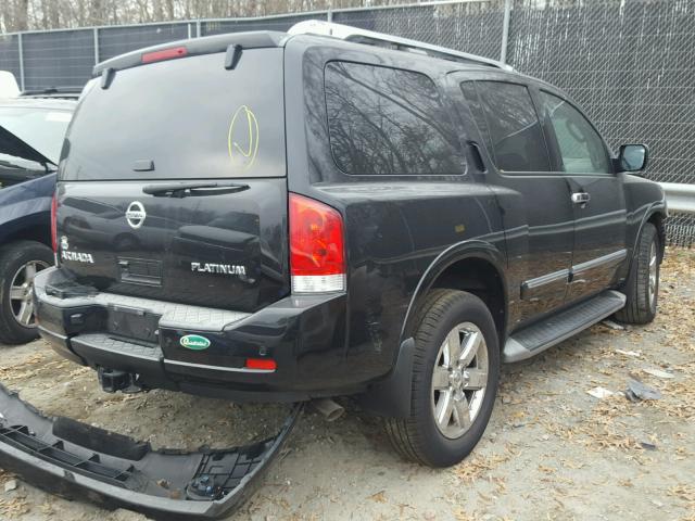 5N1AA0NC1BN603089 - 2011 NISSAN ARMADA SV BLACK photo 4