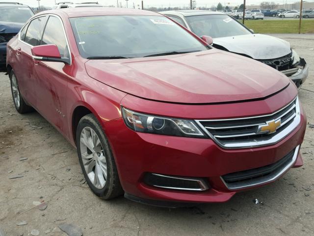 1G1125S34FU134569 - 2015 CHEVROLET IMPALA LT MAROON photo 1