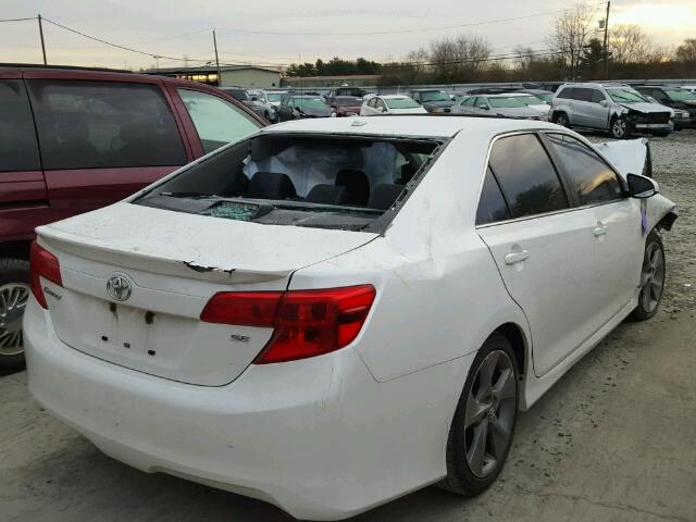 4T1BF1FK5CU634466 - 2012 TOYOTA CAMRY BASE WHITE photo 4