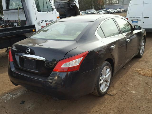 1N4AA51E99C843513 - 2009 NISSAN MAXIMA S BLACK photo 4